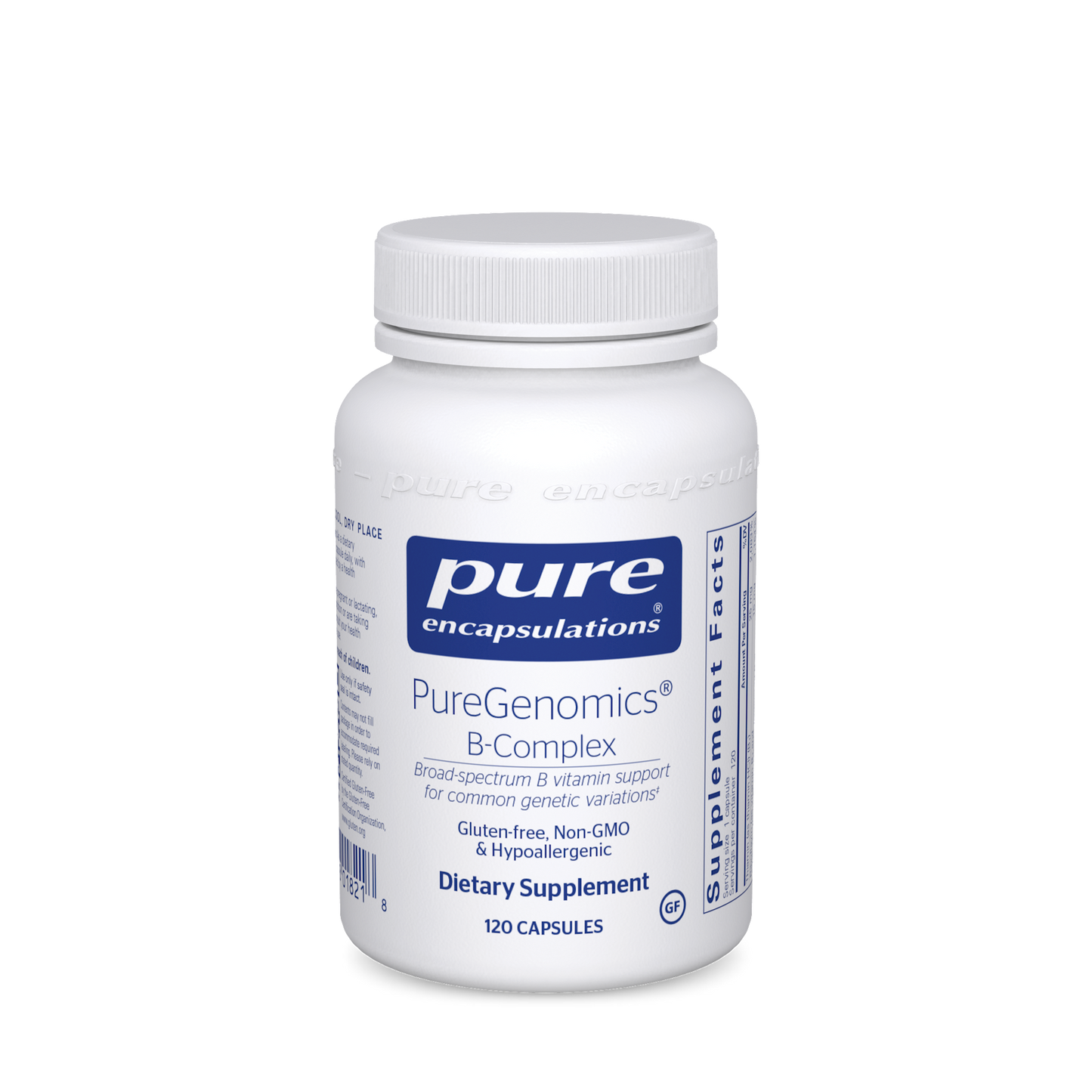 PureGenomics B-Complex - 120 Capsules