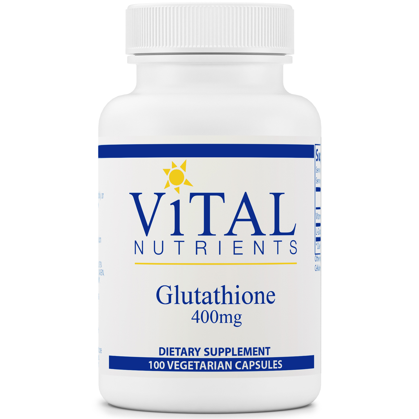 Glutathione 400mg (2 capsules) - 100 Capsules