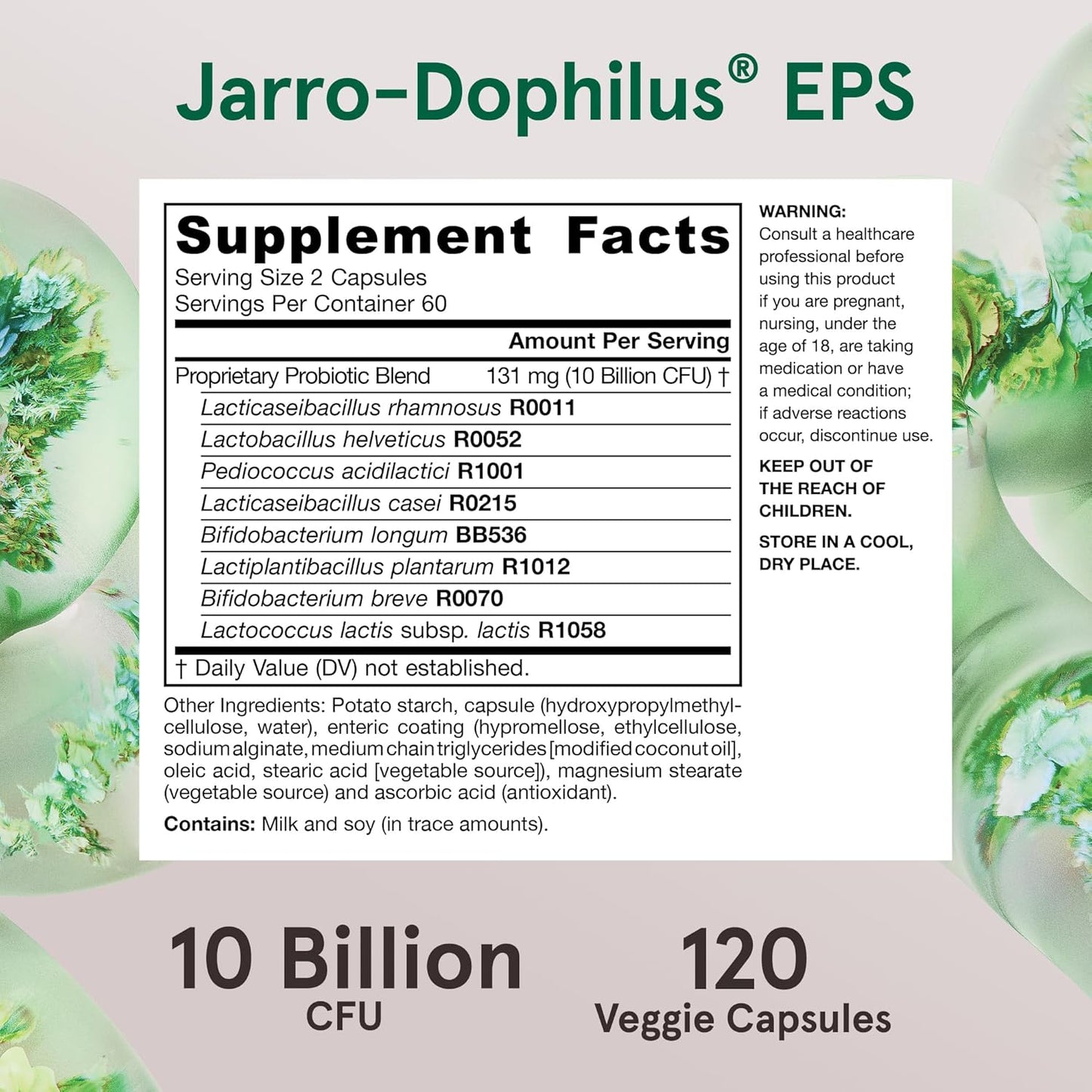 Jarro-Dophilus EPS 10 Billion CFU - 60 Capsules