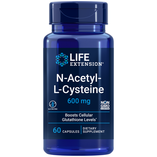 N-Acetyl-L-Cysteine 600mg - 60 Capsules (NAC)