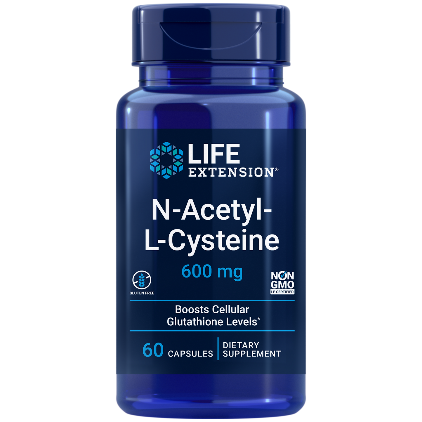 N-Acetyl-L-Cysteine 600mg - 60 Capsules (NAC)