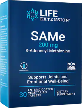 SAMe 200 mg S-Adenosyl-Methionine - 30 Tablets